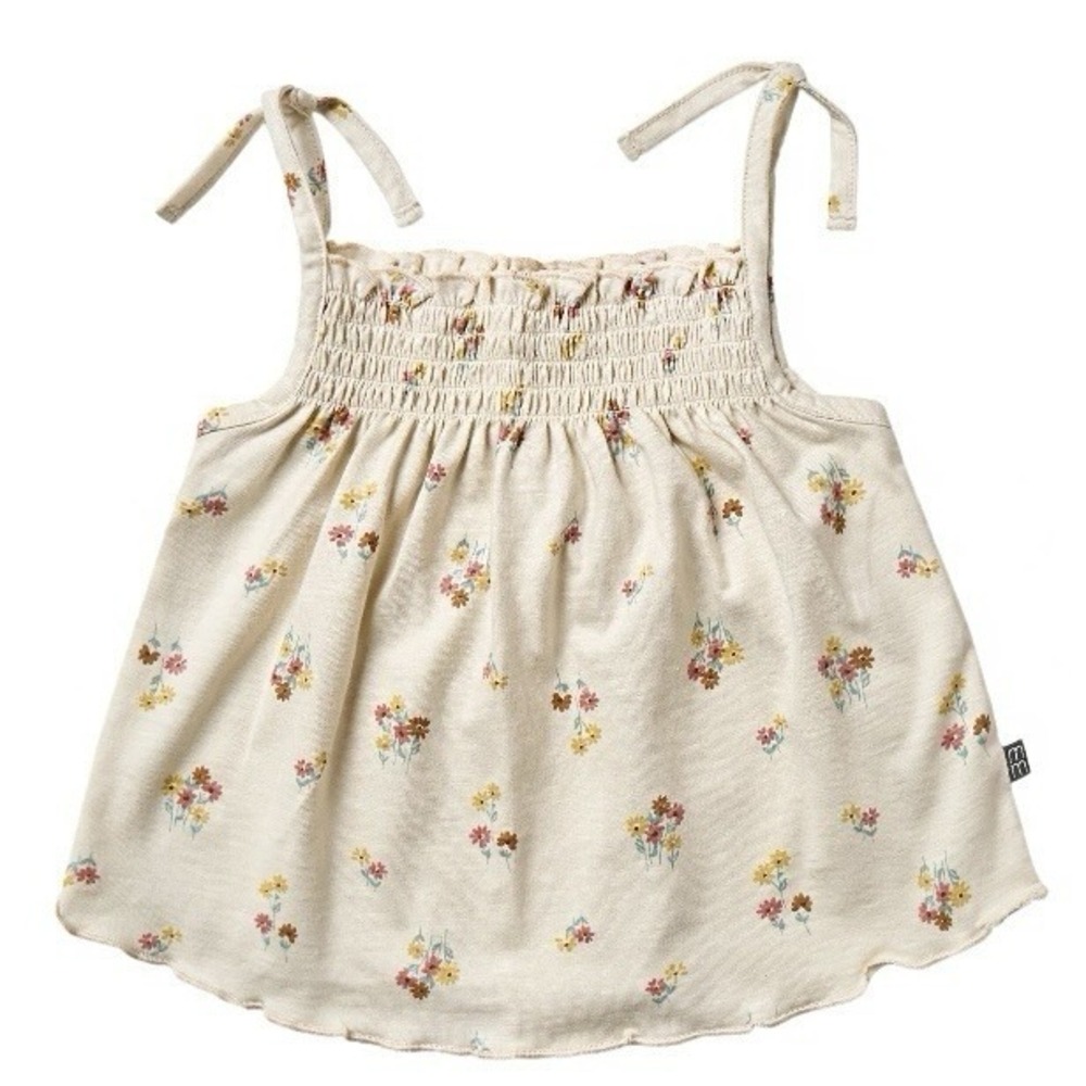 Modern Moments By Gerber Toddler Girl Organic Smocked Top New with Tags 18 Month